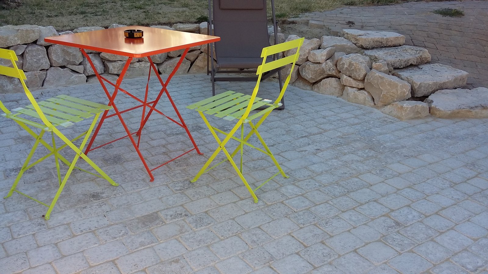 Terrasse de la chambre du Ventoux